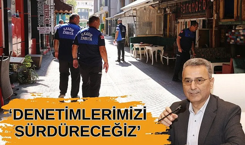 İlkadım Zabıtası'ndan işgal sınır çizgisi denetimi