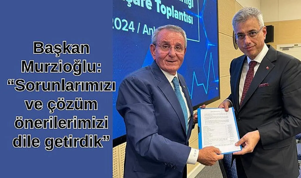 Samsun TSO Başkanı Murzioğlu'ndan Bakan Memişoğlu'na sağlık sektörü dosyası