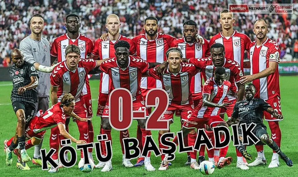 Samsunspor Beşiktaş maçı sonucu 0-2