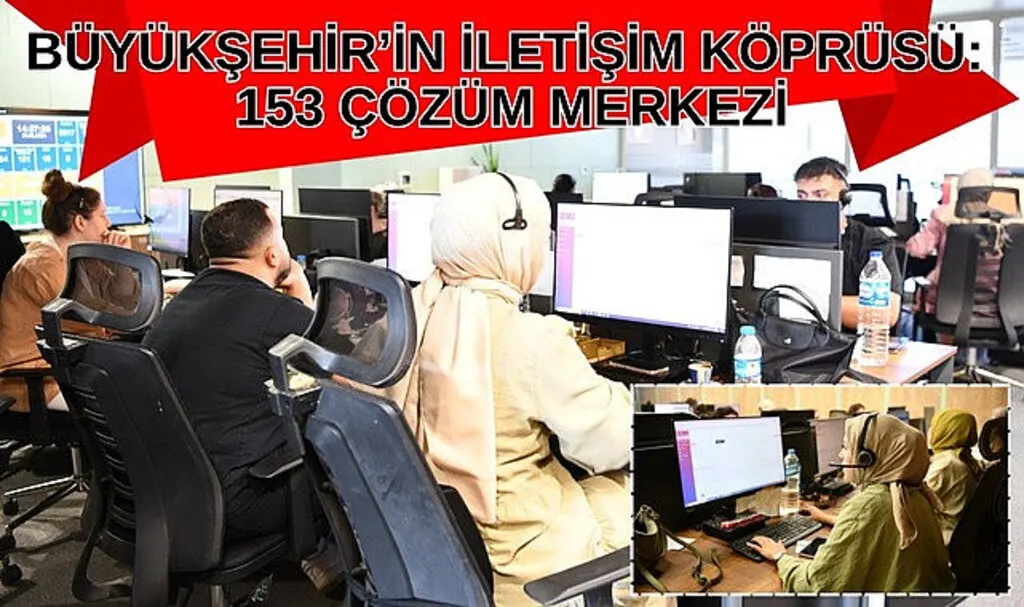 153 Samsun Büyükşehir Belediyesi'nin iletişim köprüsü 
