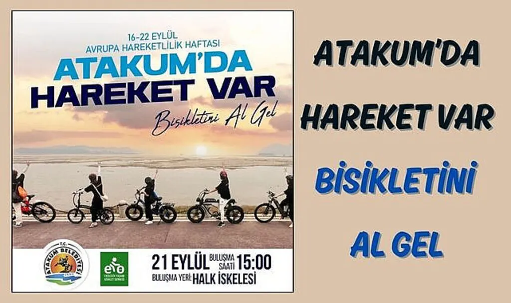 Atakum'da hareket var bisikletini al gel