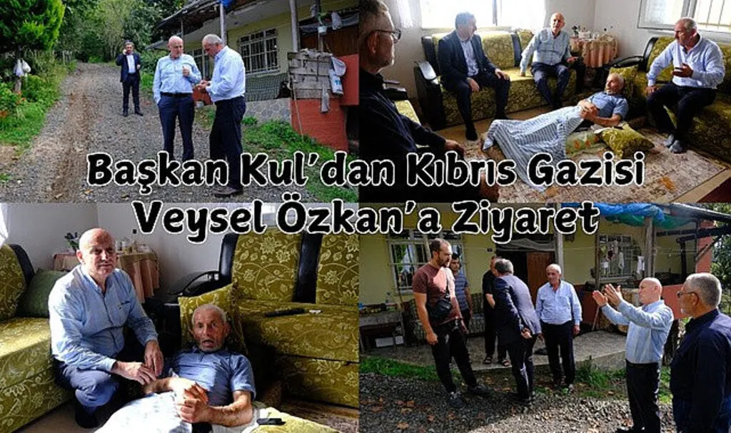 Başkan Kul’dan Kıbrıs Gazisi Veysel Özkan’a Ziyaret