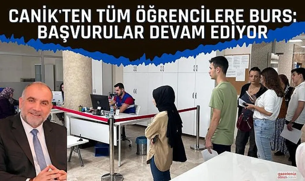 Canik'ten Tüm Öğrencilere Burs: Başvurular Devam Ediyor