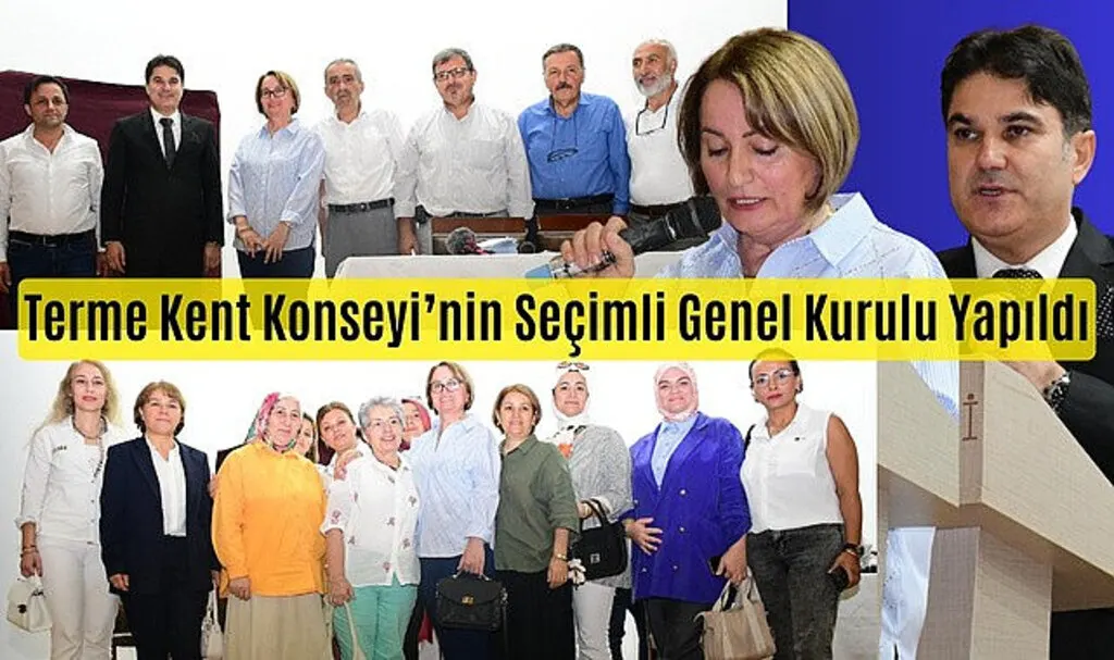 Merih Kargı ve Dilek Aydın Terme Kent Konseyi için yarıştı