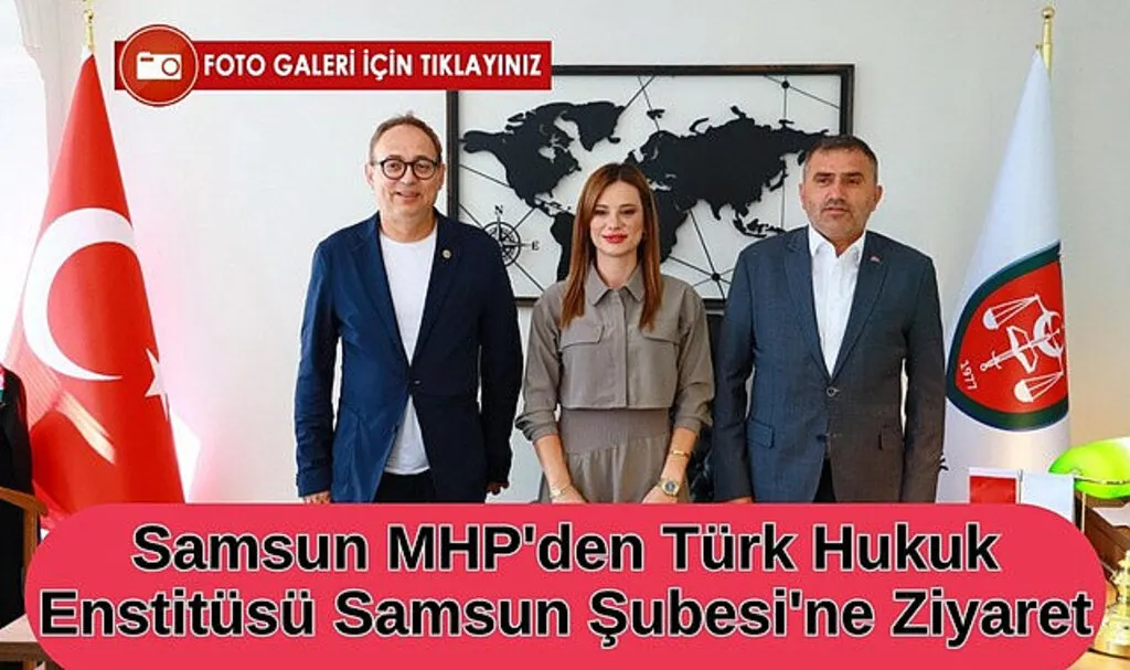 Samsun MHP'den Türk Hukuk Enstitüsü Samsun Şubesi'ne Ziyaret