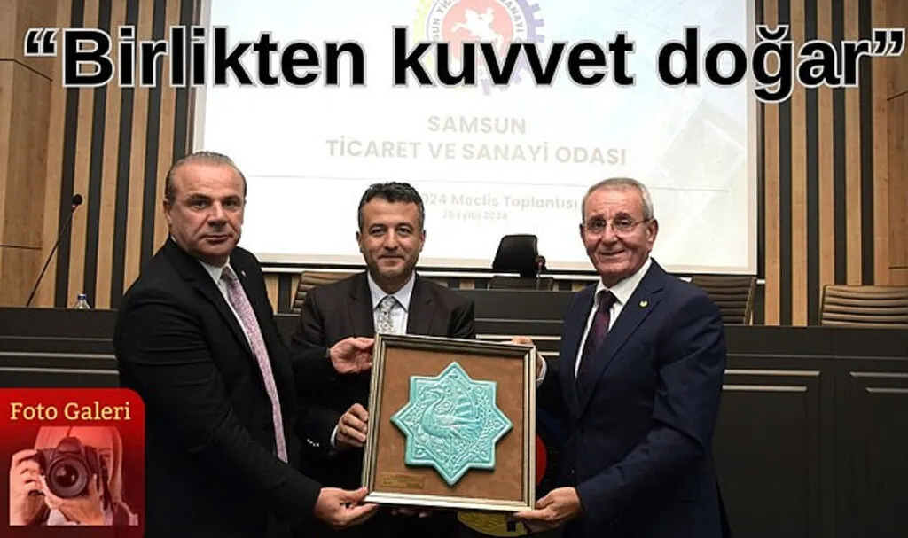 Samsun TSO'da Başkanlardan birliktelik mesajı