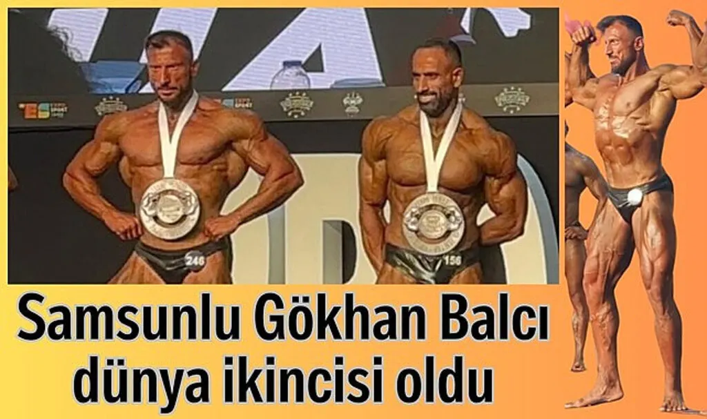 Samsunlu Gökhan Balcı dünya ikincisi oldu