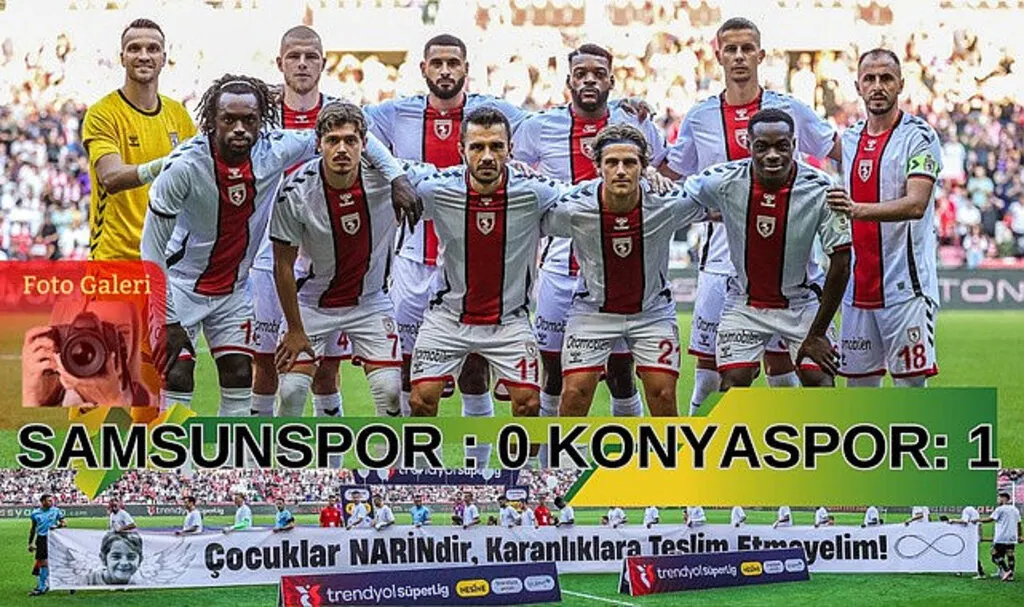 Samsunspor yüklendi ama atamadı! Samsunspor Konyaspor maç sonucu