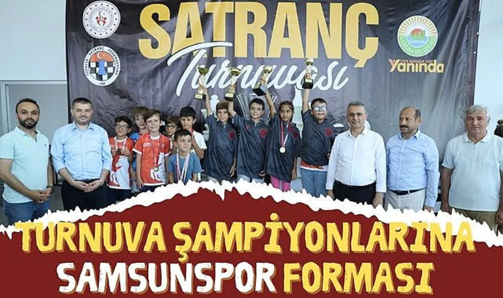 Turnuva şampiyonlarına Samsunspor forması