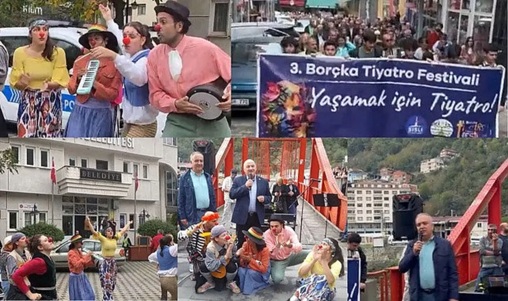 Artvin Borçka Tiyatro Festivali Coşkuyla Başladı