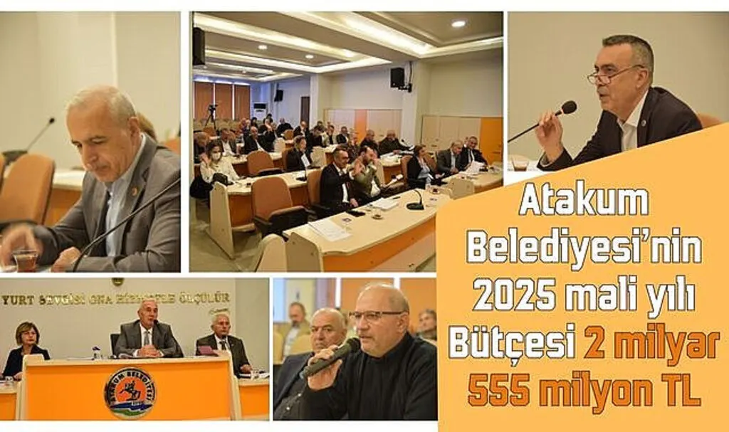 Atakum Belediyesi’nin 2025 mali yılı bütçesi açıklandı