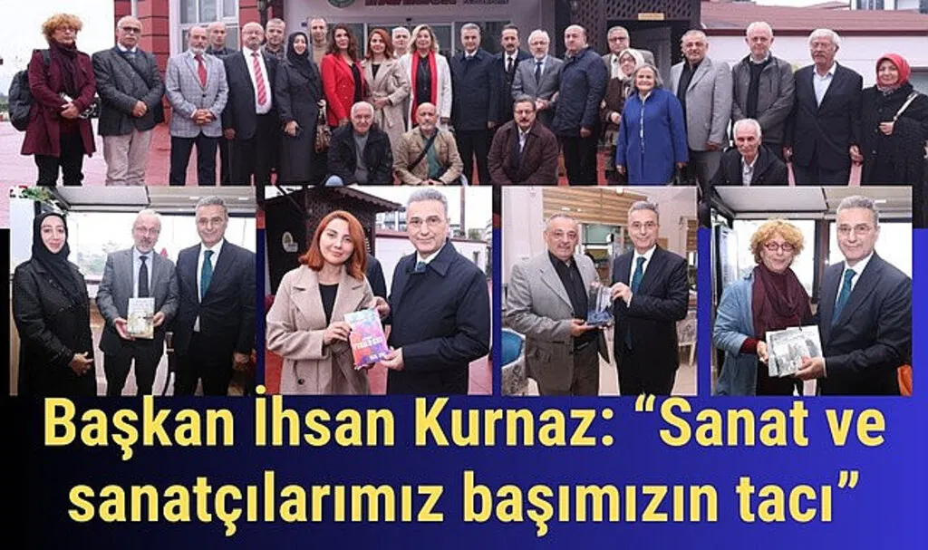 Başkan Kurnaz Samsunlu şair ve yazarlarla bir araya geldi