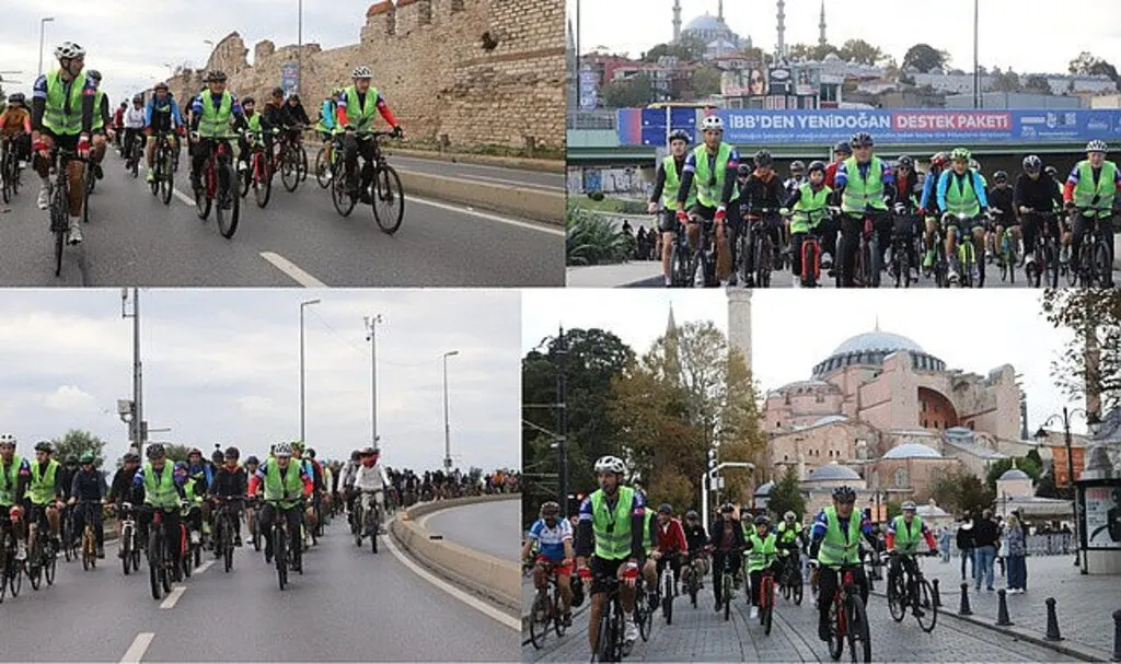 Bisikletliler tarihi Yarımada'da pedal çevirdi