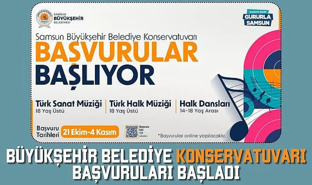 Büyükşehir Belediye Konservatuvarı Başvuruları Başladı
