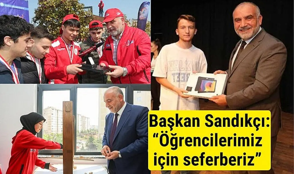 Canik Belediyesi'nden öğrencilerin projelerine destek 