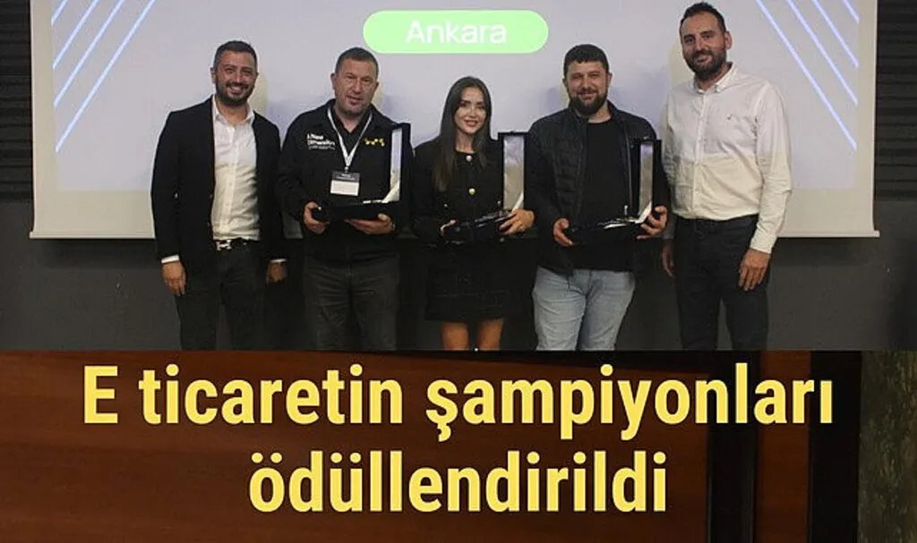 E ticaretin şampiyonları ödüllendirildi! En Yüksek Ciro Yapan Site