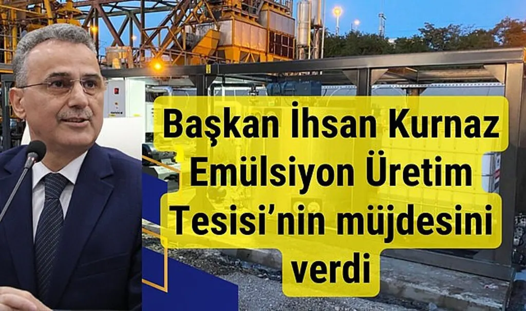Emülsiyon Üretim Tesisi 2025 yılı itibariyle İlkadım’da