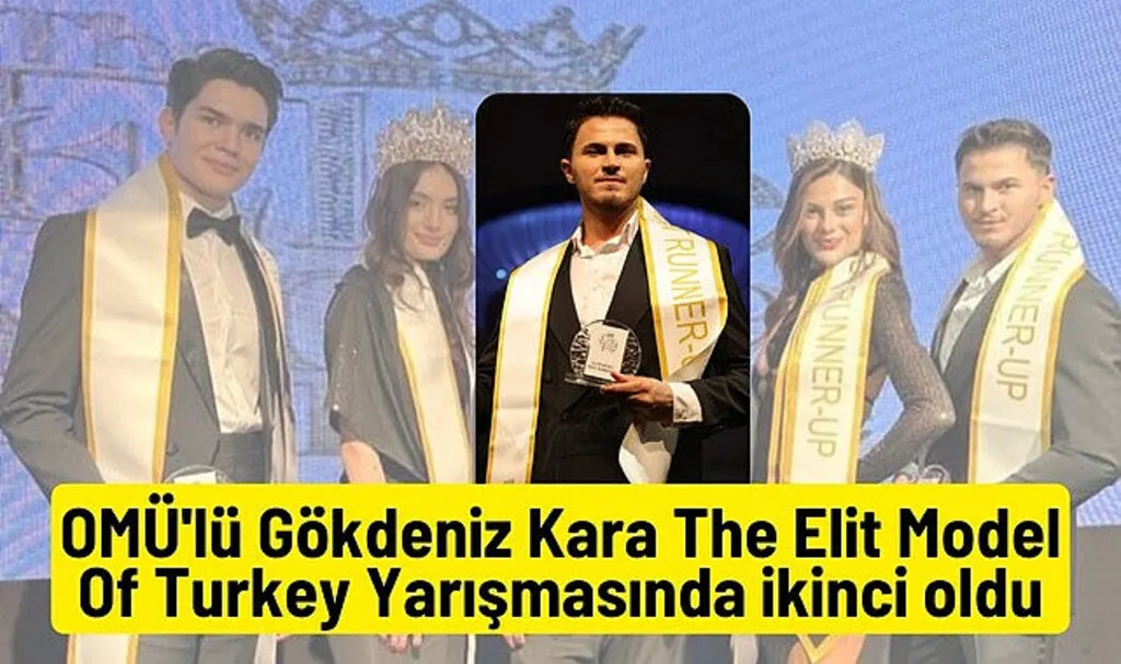 Gökdeniz Kara The Elit Model Of Turkey Yarışmasında ikinci oldu