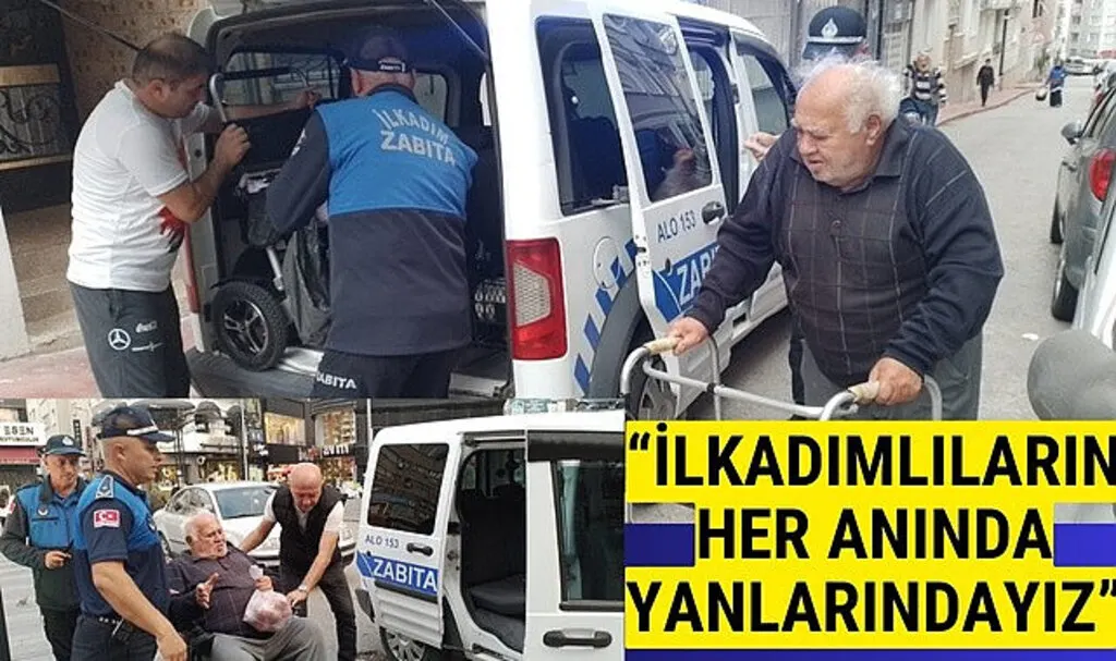İlkadım Belediyesi Zabıtası'ndan gönüllere dokunan hareket