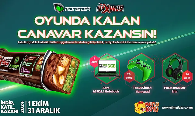 Monster Notebook ve ETi Maximus'tan çekiliş kampanyası
