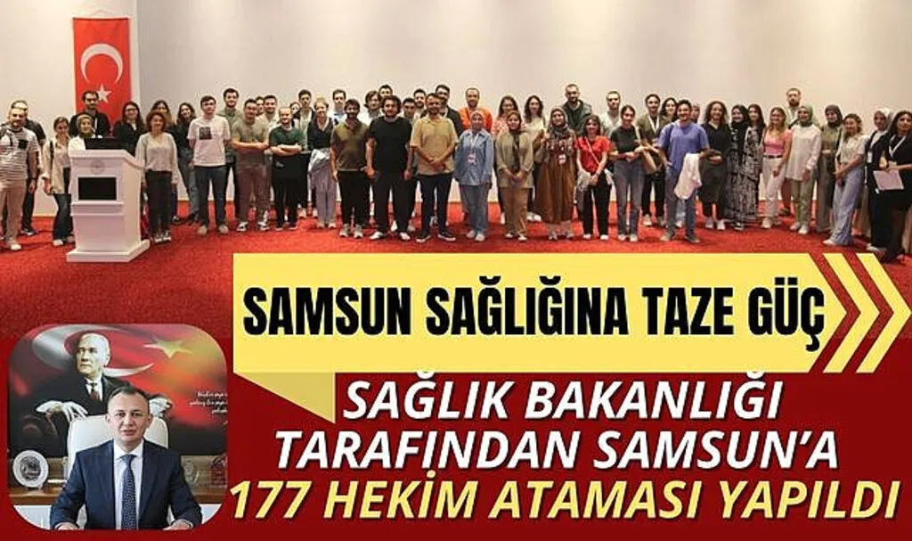 Samsun'a 177 Hekim Ataması Yapıldı