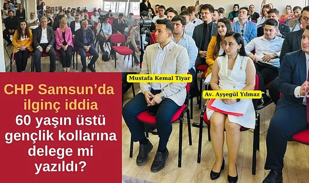 Samsun CHP Gençlik'te olaylı kongre! Başkan Adayı Tiyar 'hakkımı yedirmem' dedi!
