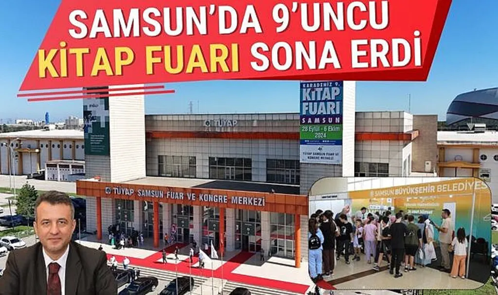 Samsun'da 9'uncu Kitap Fuarı Sona Erdi