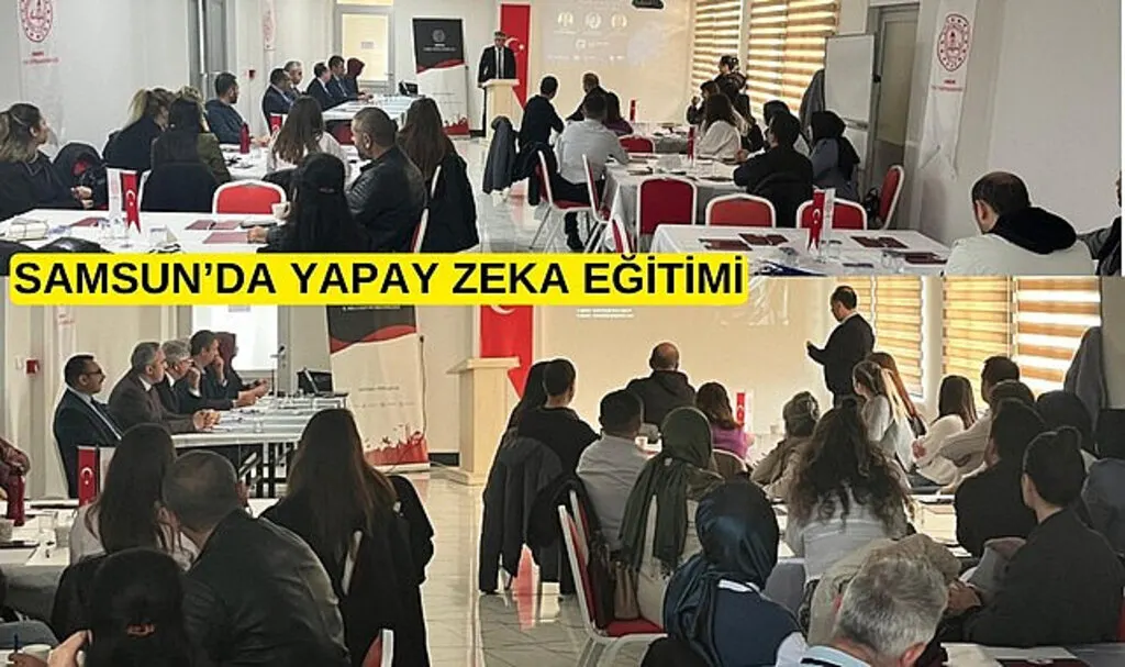 Samsun'da OKA destekli yapay zeka farkındalık eğitimi
