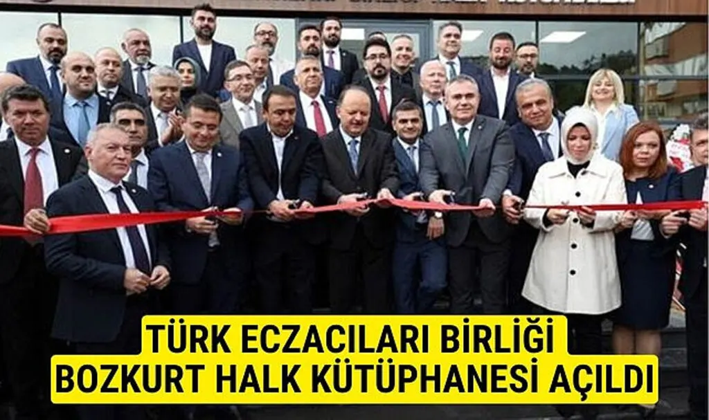 Türk Eczacıları Birliği Bozkurt Halk Kütüphanesi açıldı