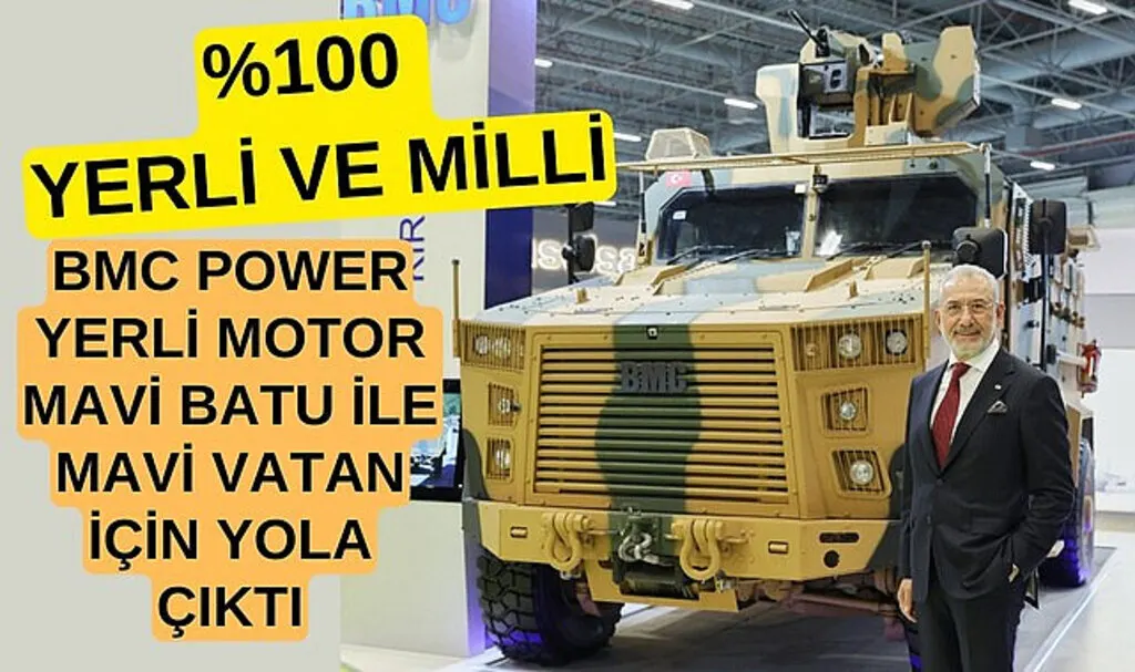 Yerli ve milli motor Mavi Batu karada ve denizde öncü