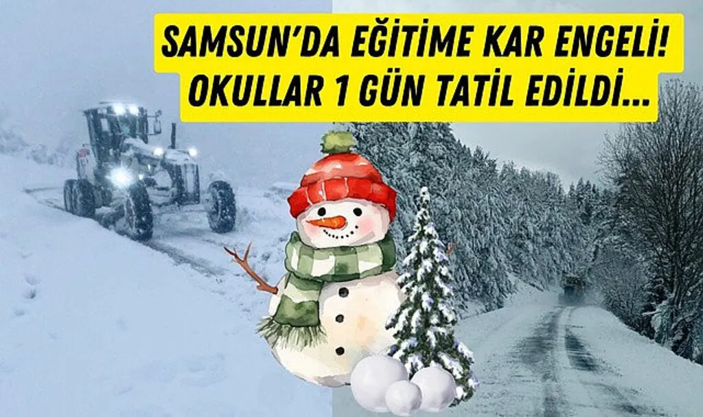 25 Kasım Pazartesi Samsun'da okullar tatil edildi mi?