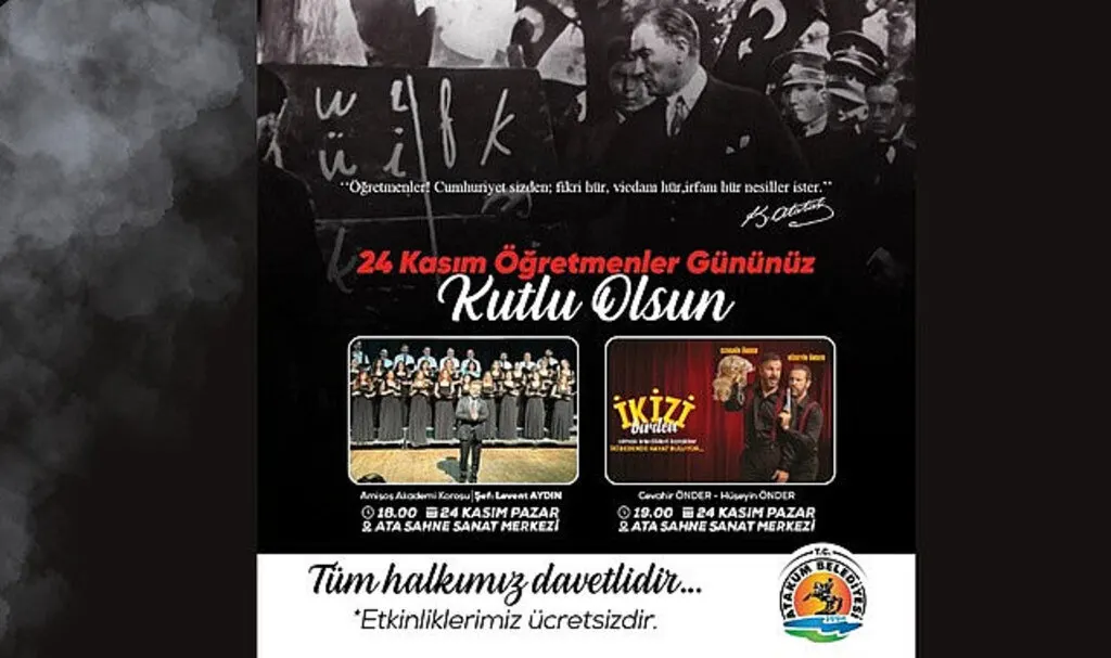 Atakum Belediyesi’nden 24 Kasım’a özel program