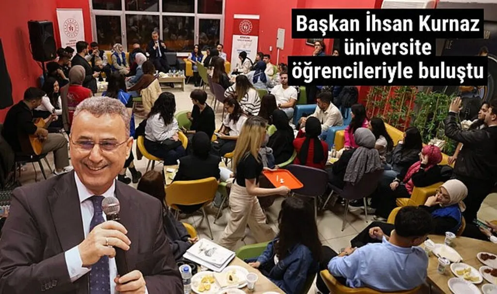 Başkan İhsan Kurnaz gençlere tecrübelerini paylaştı
