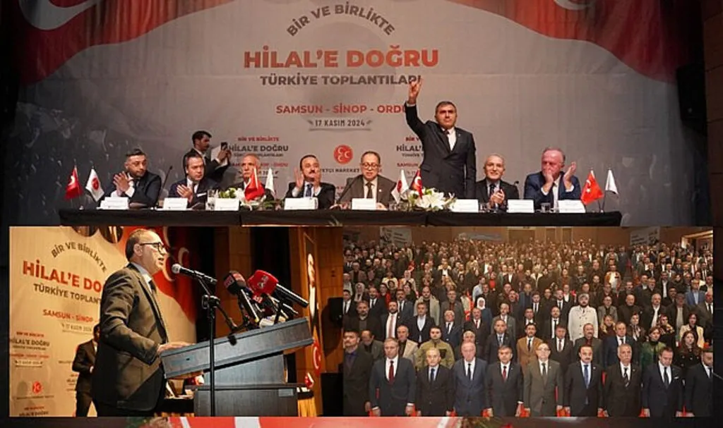 Bir ve Birlikte Hilal’e Doğru Türkiye Toplantıları Samsun'da yapıldı