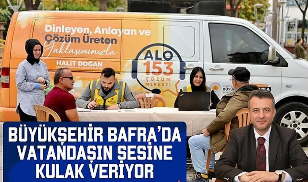 Büyükşehir Bafra'da Vatandaşın Sesine Kulak Veriyor