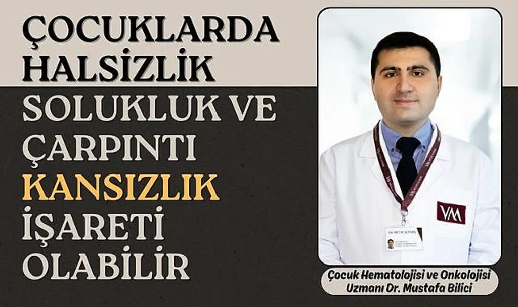 Çocuklarda halsizlik, solukluk ve çarpıntı, kansızlık işareti olabilir