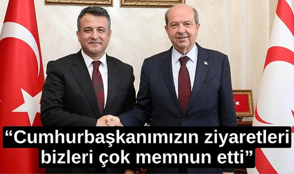 Cumhurbaşkanı Ersin Tatar'dan Başkan Doğan'a ziyaret