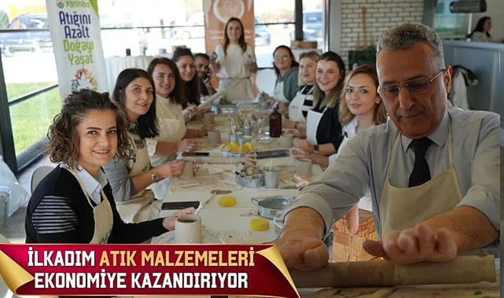 İlkadım Atık malzemeleri ekonomiye kazandırıyor