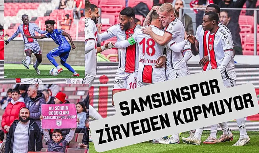 Samsunspor zirveden kopmuyor - Samsunspor Bodrumspor maç fotoğrafları