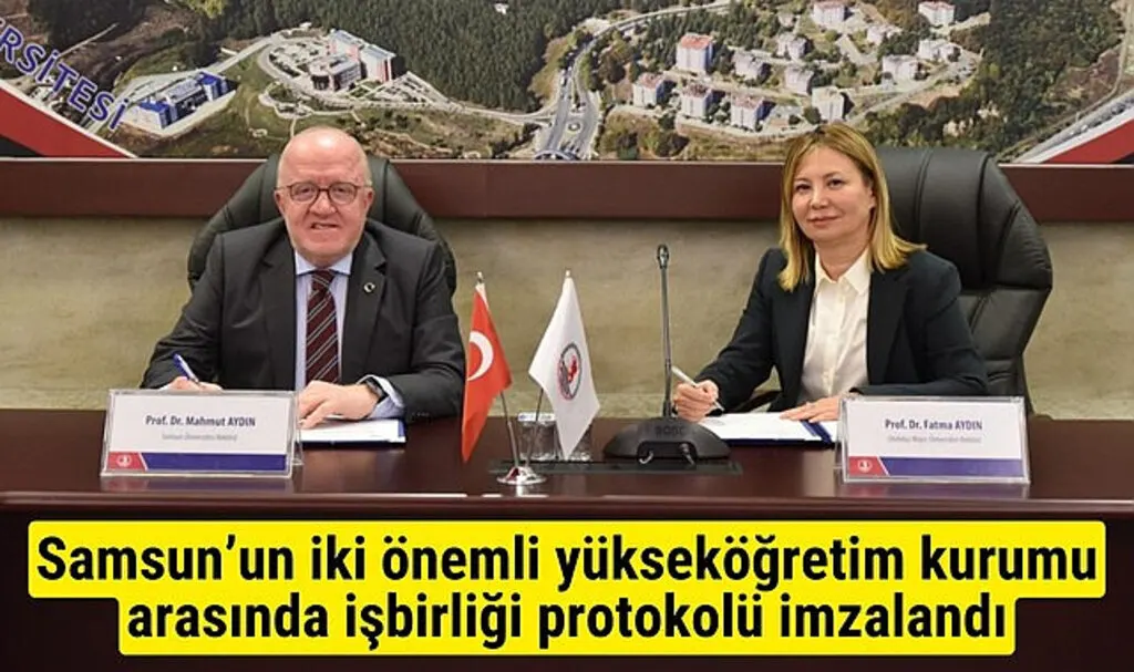 SAMÜ ile OMÜ arasında İş Birliği Protokolü İmzalandı