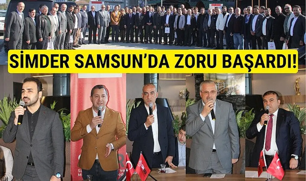 SİMDER, Samsun’un Üç İlçesindeki İnşaat Sektörü Temsilcilerini Bir Araya Getirdi