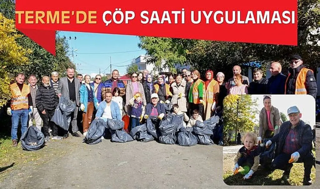 Terme’de Çöp Saati Uygulaması