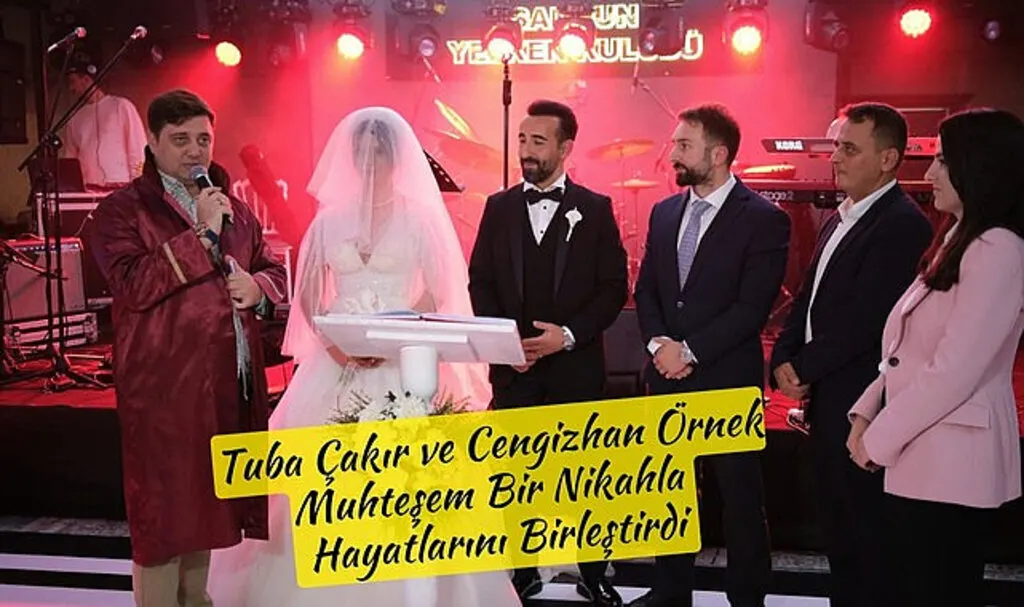 Tuba Çakır ve Cengizhan Örnek Muhteşem Bir Nikahla Hayatlarını Birleştirdi