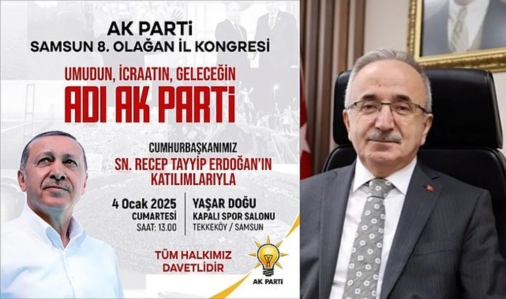 AK Parti Samsun'da Kongreye gidiyor! Başkan Köse'den davet var