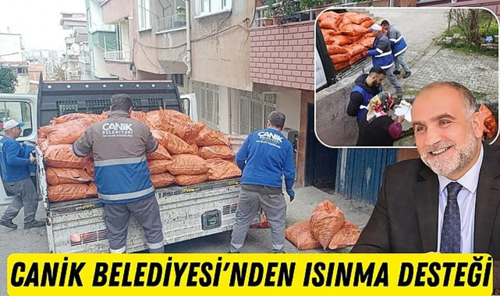 Canik Belediyesi'nden ihtiyaç sahibi ailelere ısınma desteği