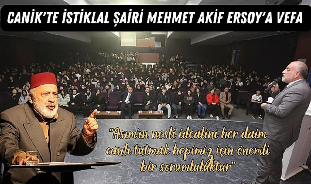 Canik Belediyesi'nden Mehmet Akif Ersoy'un Hayatı ve Mücadelesi adlı tiyatro gösterisi