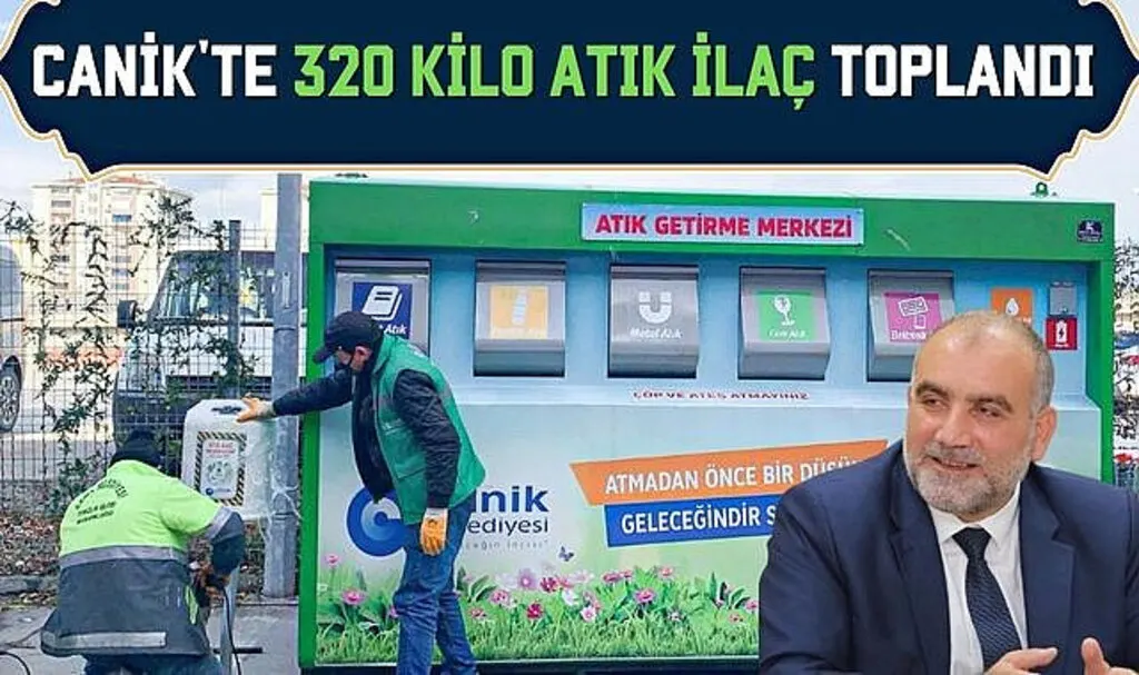 Canik'te 320 Kilo Atık İlaç Toplandı 