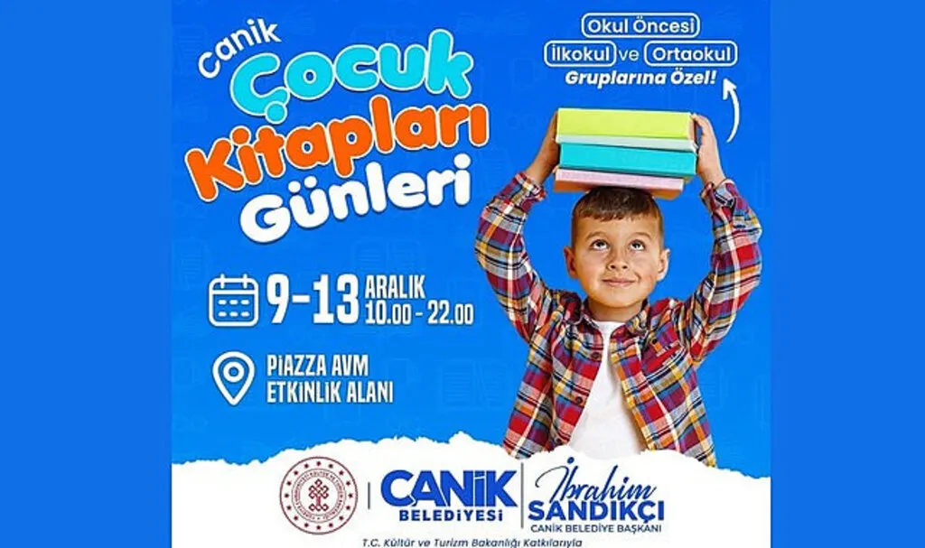 Canik'te Çocuk Kitapları Günleri Başlıyor