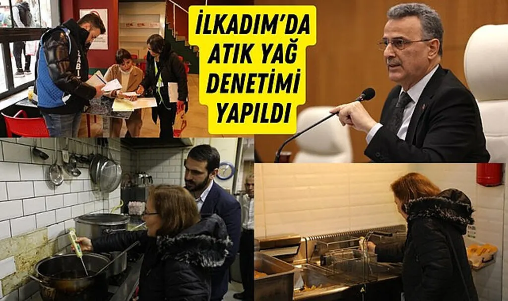 İlkadım Belediyesi'nden atık yağ denetimi