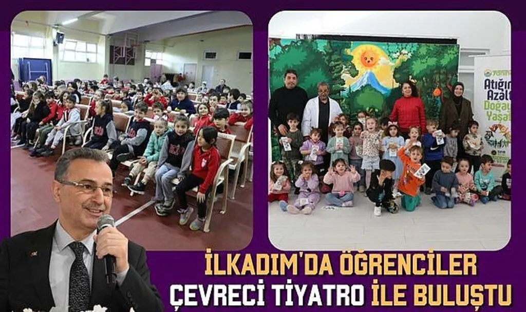 İlkadım'da öğrenciler çevreci tiyatro ile buluştu